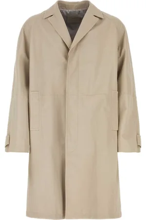Prada Sand Nappa Leather Coat