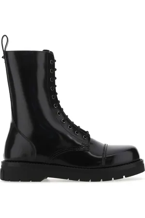VALENTINO GARAVANI Black Leather Boots