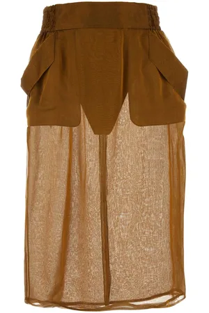 Saint Laurent Silk Skirt