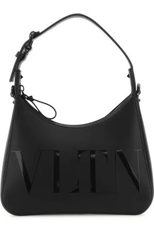 VALENTINO GARAVANI Black Leather Vltn Handbag