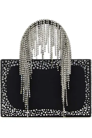 KARA Black Nappa Leather Handbag