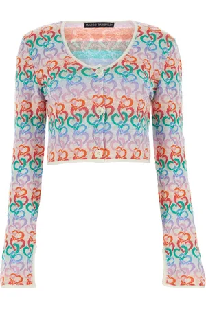 Marco Rambaldi Embroidered Linen Blend Cardigan