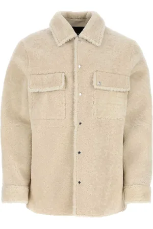 AMIRI Sand Shearling Jacket