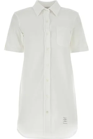 Thom Browne Piquet Mini Shirt Dress