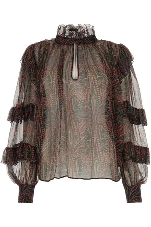 Etro Printed Crepe Blouse