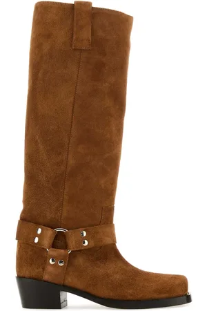 PARIS TEXAS Caramel Suede Roxy Boots
