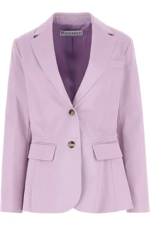 J.W.Anderson J. W. Anderson Lilac Stretch Cotton Blazer