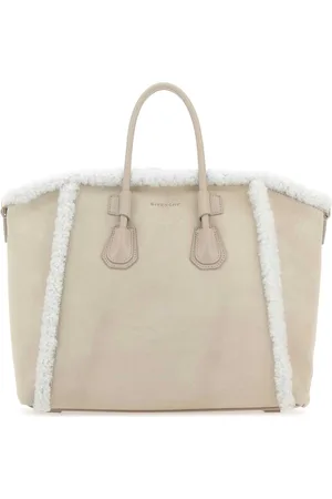 Givenchy Sand Suede Small Antigona Sport Handbag
