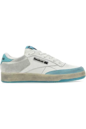 Reebok Two-tone Leather And Suede Club C Sneakers