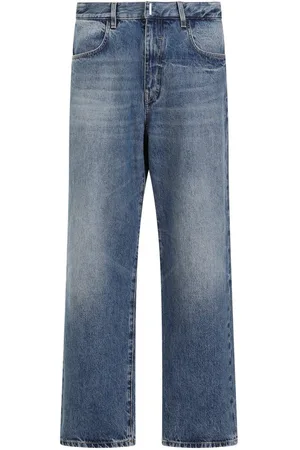 Givenchy Logo Plaque Straight-leg Jeans