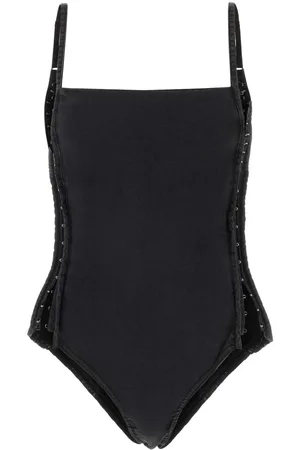 Y / PROJECT Black Stretch Cotton Bodysuit