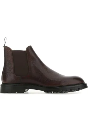 Crockett & Jones Brown Leather Chelsea 11 Ankle Boots