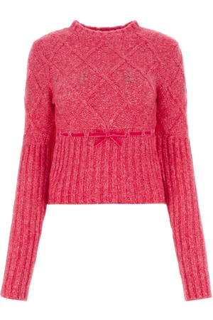 CORMIO Fuchsia Wool Blend Sweater