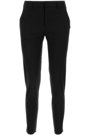 PT Torino Black Stretch Cotton Pant
