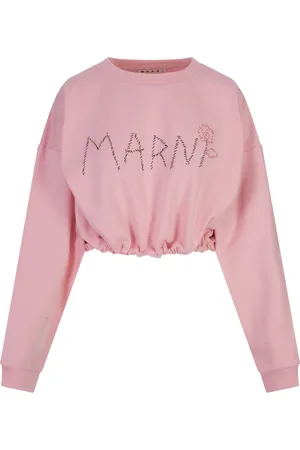 Marni Crop Sweatshirt With Logo