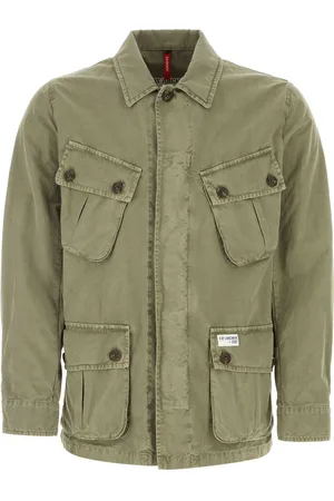 FAY Sage Green Cotton Jungle Jacket