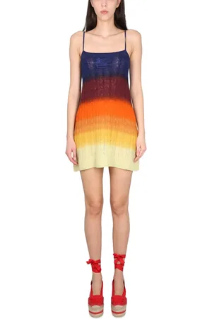 Etro Shaded Braided Wool Mini Dress