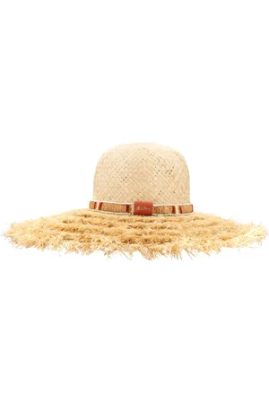 Borsalino Fringed Raffia Hat