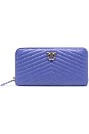 Pinko Ryder Logo Plaque Zipped Wallet
