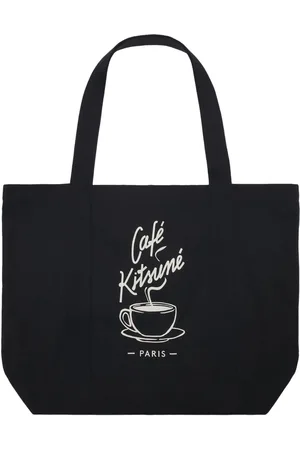 Maison Kitsuné Cafe Kitsune Coffee Cup Tote Bag