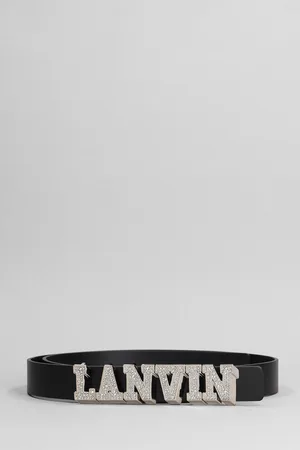 Lanvin Belts In Black Leather