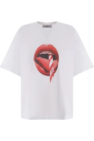 Fiorucci T-shirt mouth Made Of Cotton