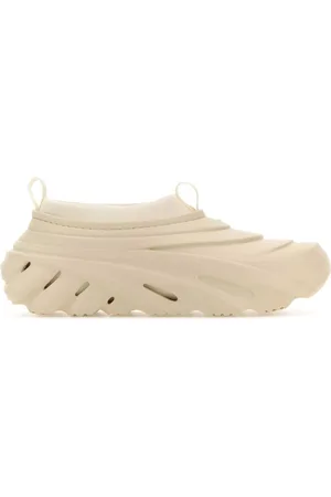Crocs Ivory Rubber Echo Storm Slip Ons