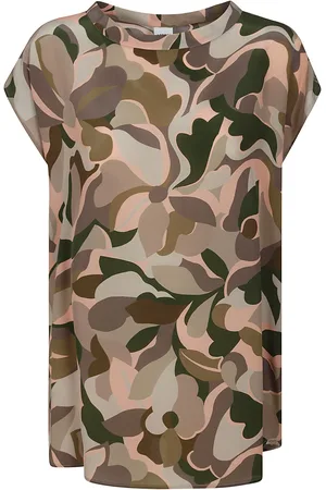 Aspesi Multicoloured Crepe De Chine Top