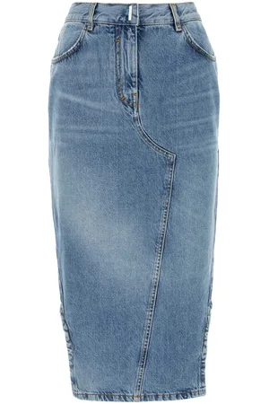Givenchy Denim Midi Skirt
