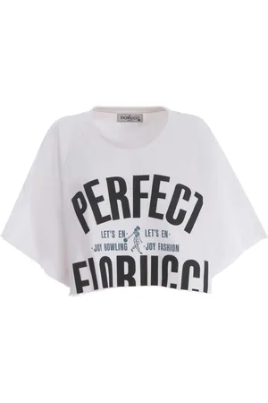 Fiorucci Crop Sweatshirt archivio Made Of Cotton