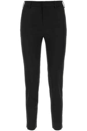 PT Torino Black Stretch Viscose Pant