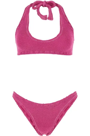 Reina Olga Fuchsia Stretch Nylon Pilou Set Bikini