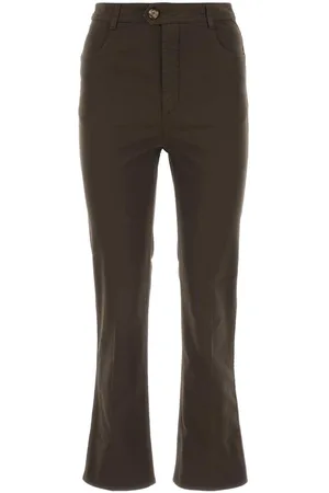 Saint Laurent Dark Brown Cotton Pant