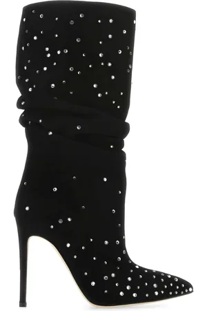 PARIS TEXAS Embellished Suede Holly Boots