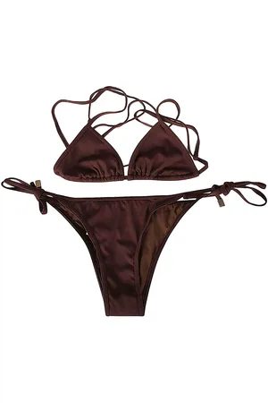 The Attico Classic Tie Bikini Set