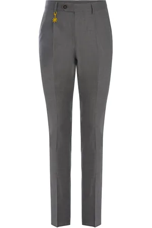 Manuel Ritz Trousers Made Of Wool Canvas