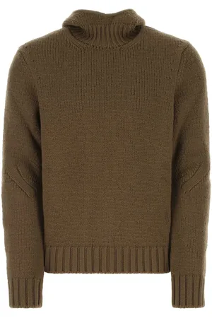 Bottega Veneta Mud Wool Blend Sweater