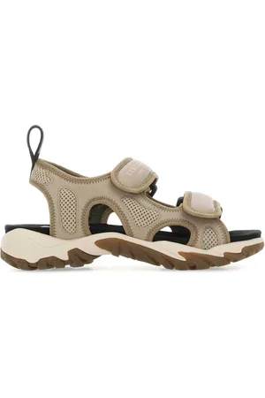 Alexander McQueen Multicolor Fabric S10 Striae Sandals