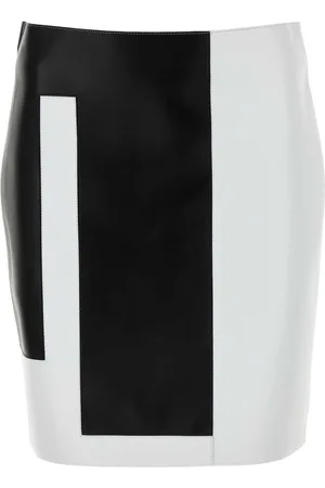 Fendi Multicolor Leather Mini Skirt