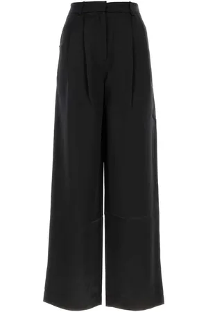 Loulou Studio Satin Vione Wide-leg Pant
