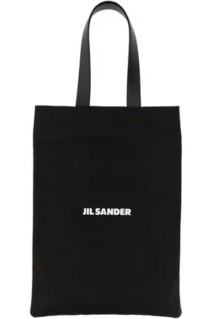 Jil Sander Black Canvas Shopping Bag