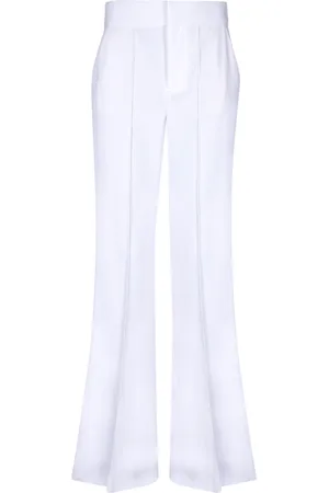 ALICE+OLIVIA Dylan Crepe Trousers