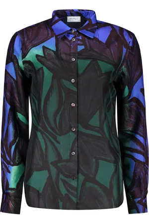 Salvatore Ferragamo Printed Silk Shirt