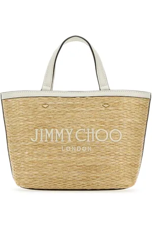 Jimmy Choo Beige Raffia Mini Marli Handbag