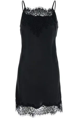 Gold Hawk Petticoat Short Dress In Silk Woman