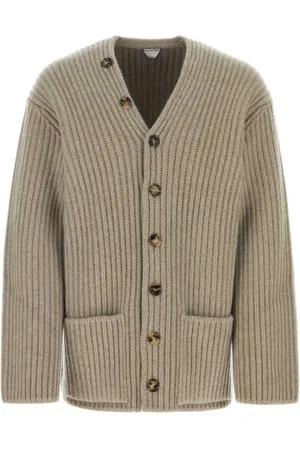 Bottega Veneta Cappuccino Wool Blend Cardigan