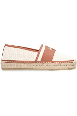 Gucci Logo Cut-out Slip-on Espadrilles