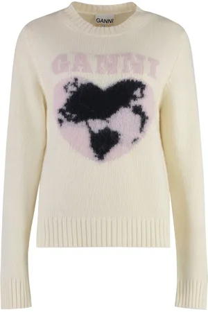 Ganni Crew-neck Wool Sweater