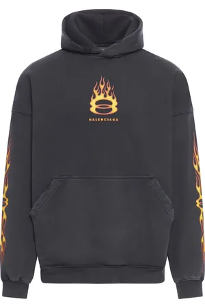 Balenciaga Logo Embroidered Hoodie