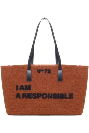 V°73 Recycled Felt Shopping Bag i Am A Responsibly Bag
